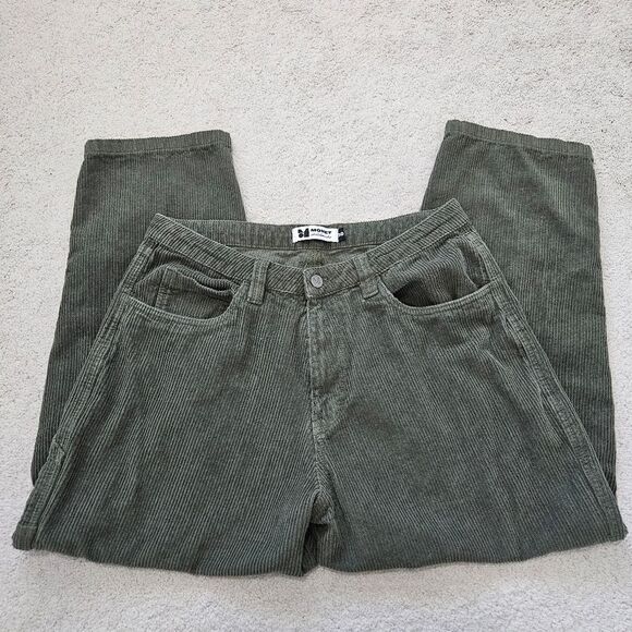 Monet Skateboards | Clipper Olive Dark Green Corduroy Skate Pants, Mens 30 - Picture 6 of 10